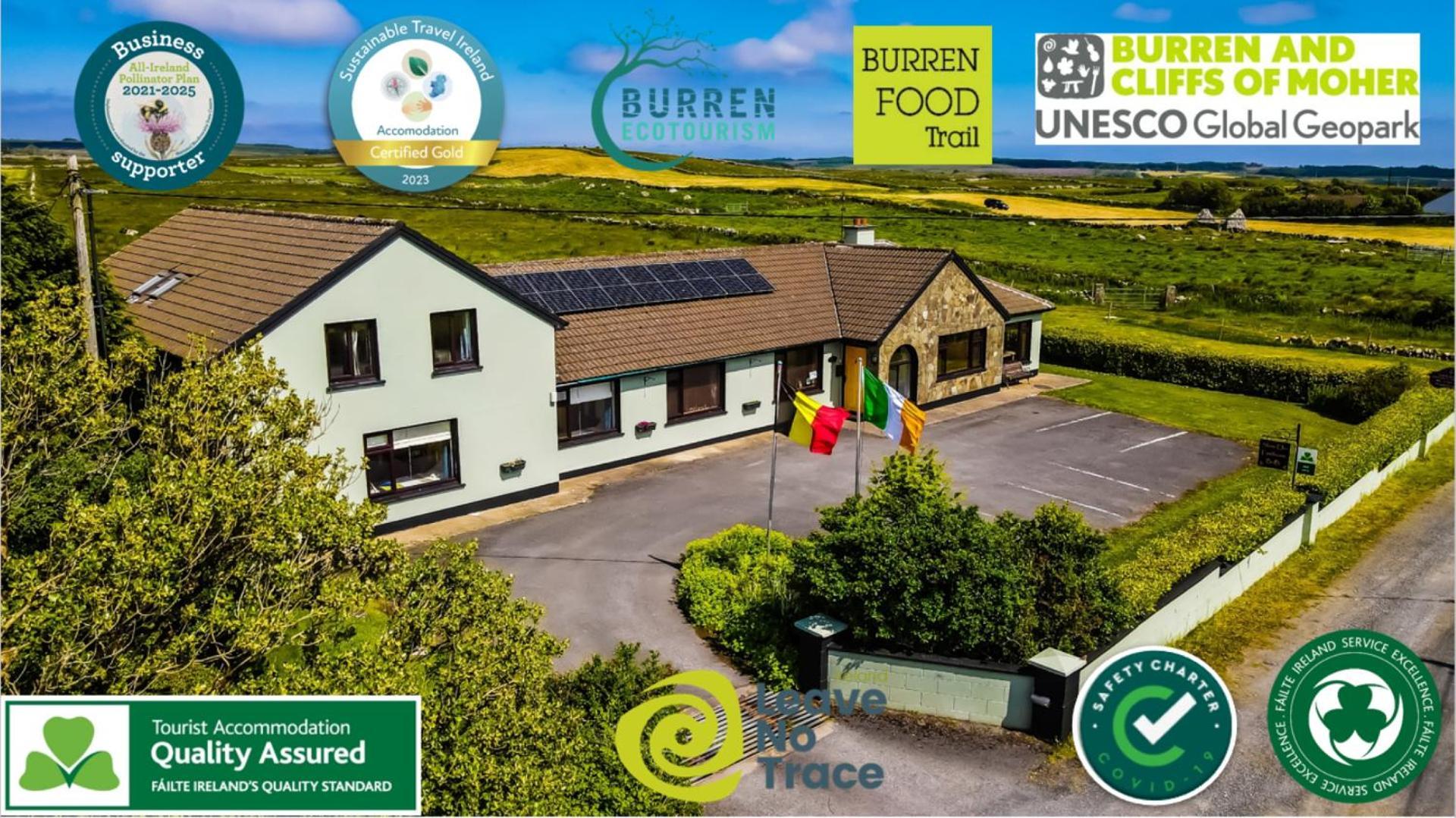 Slieve Elva B&B Lisdoonvarna Bagian luar foto